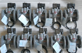 法蘭防爆帶信號反饋電磁閥實(shí)物圖片